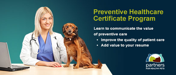 Partners for Healthy Pets Preventive Healthcare Certificate Program